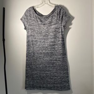 Ann Taylor Loft T Shirt Dress Black and White Size M Medium